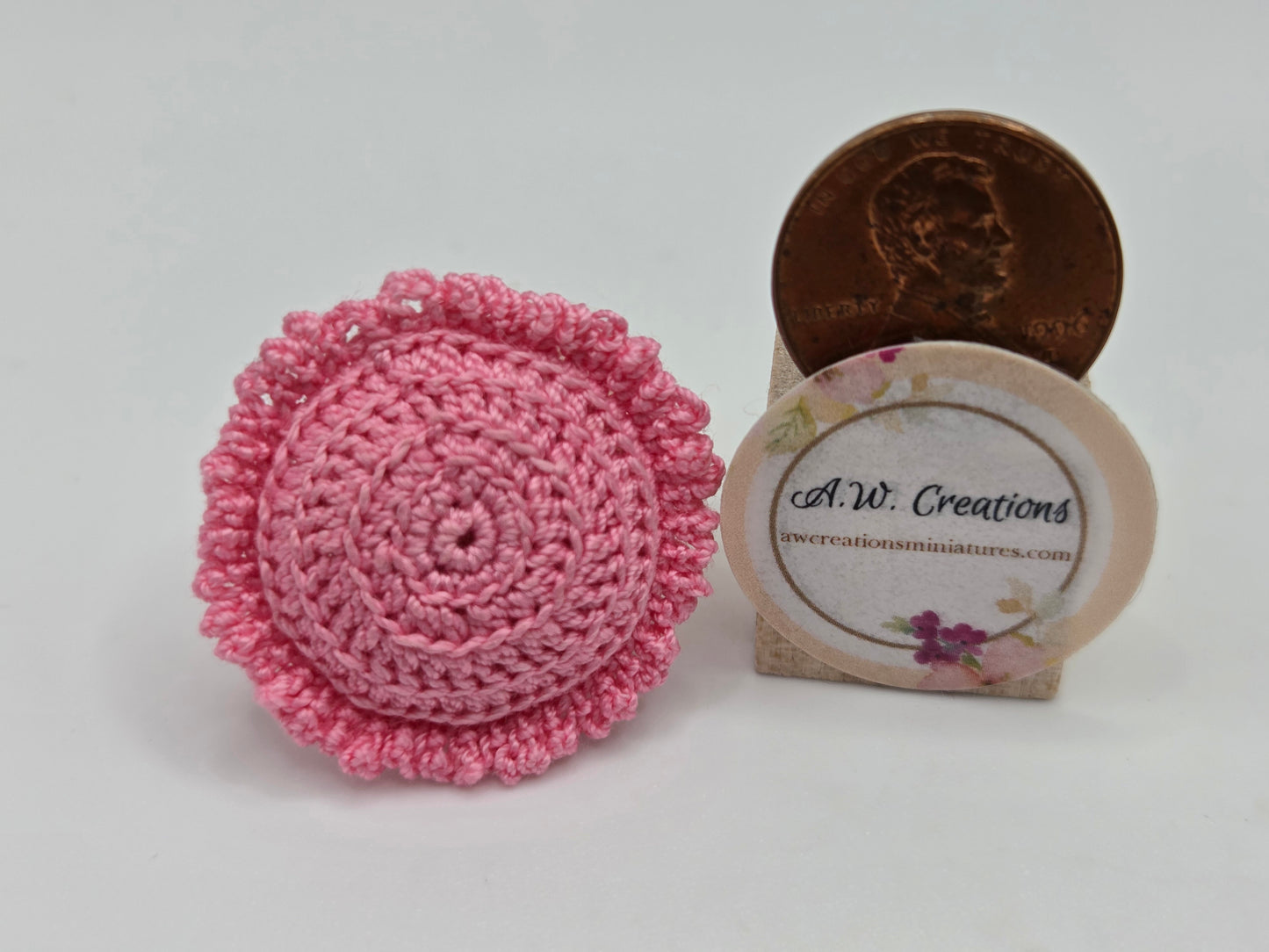 Pillow - Crocheted Round
