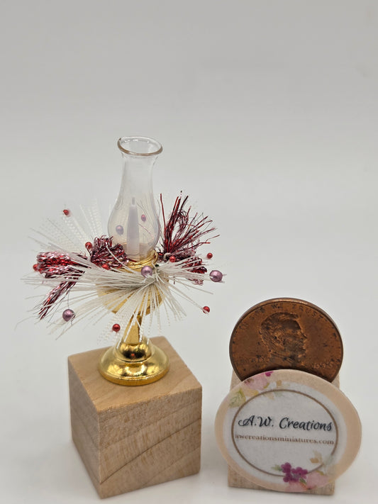 Red & Pink Hurricane Arrangement