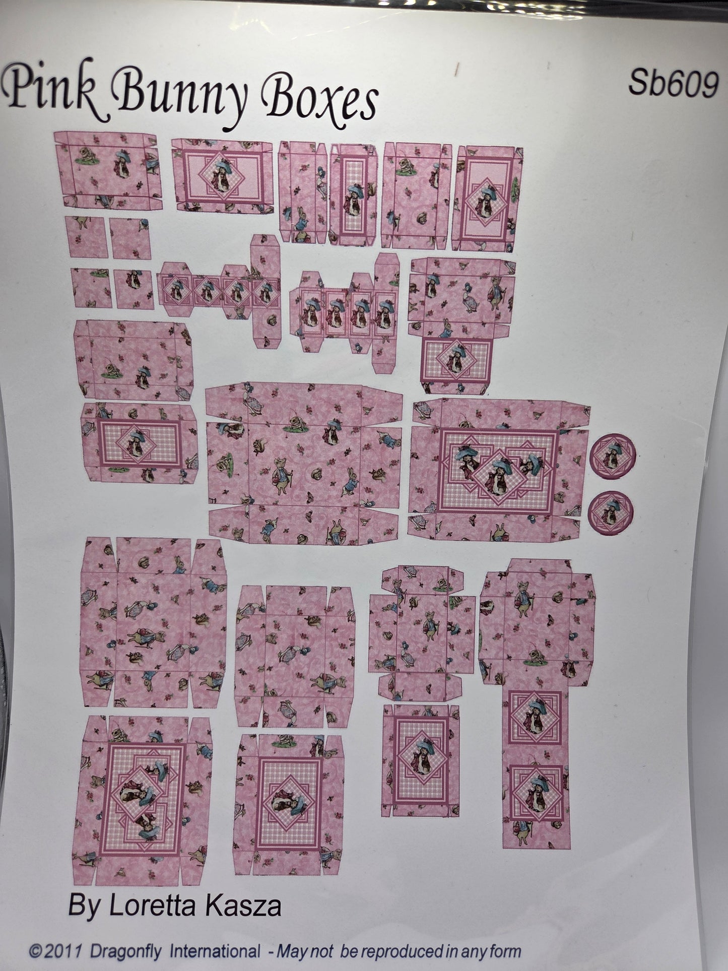 Kit - Pink Bunny Boxes SB609