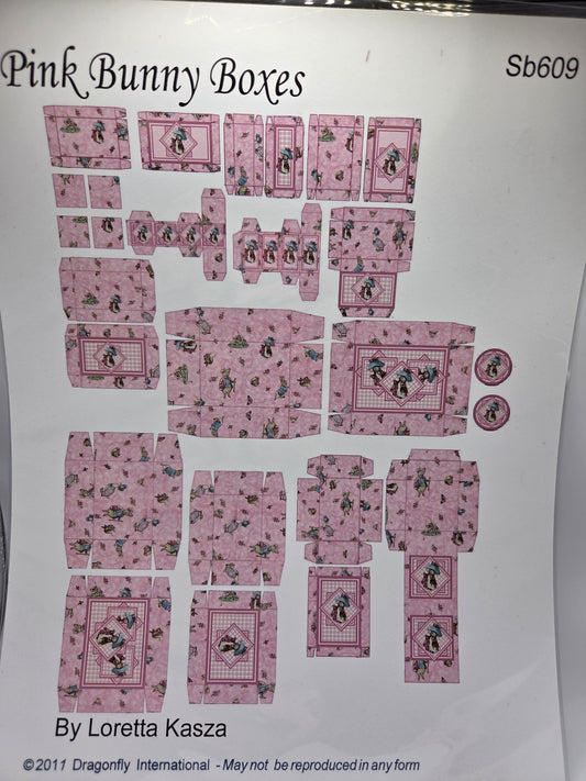 Kit - Pink Bunny Boxes SB609