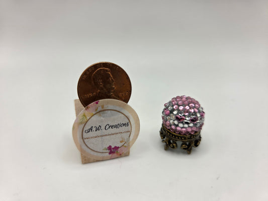 Pink Crystal Gazing Ball