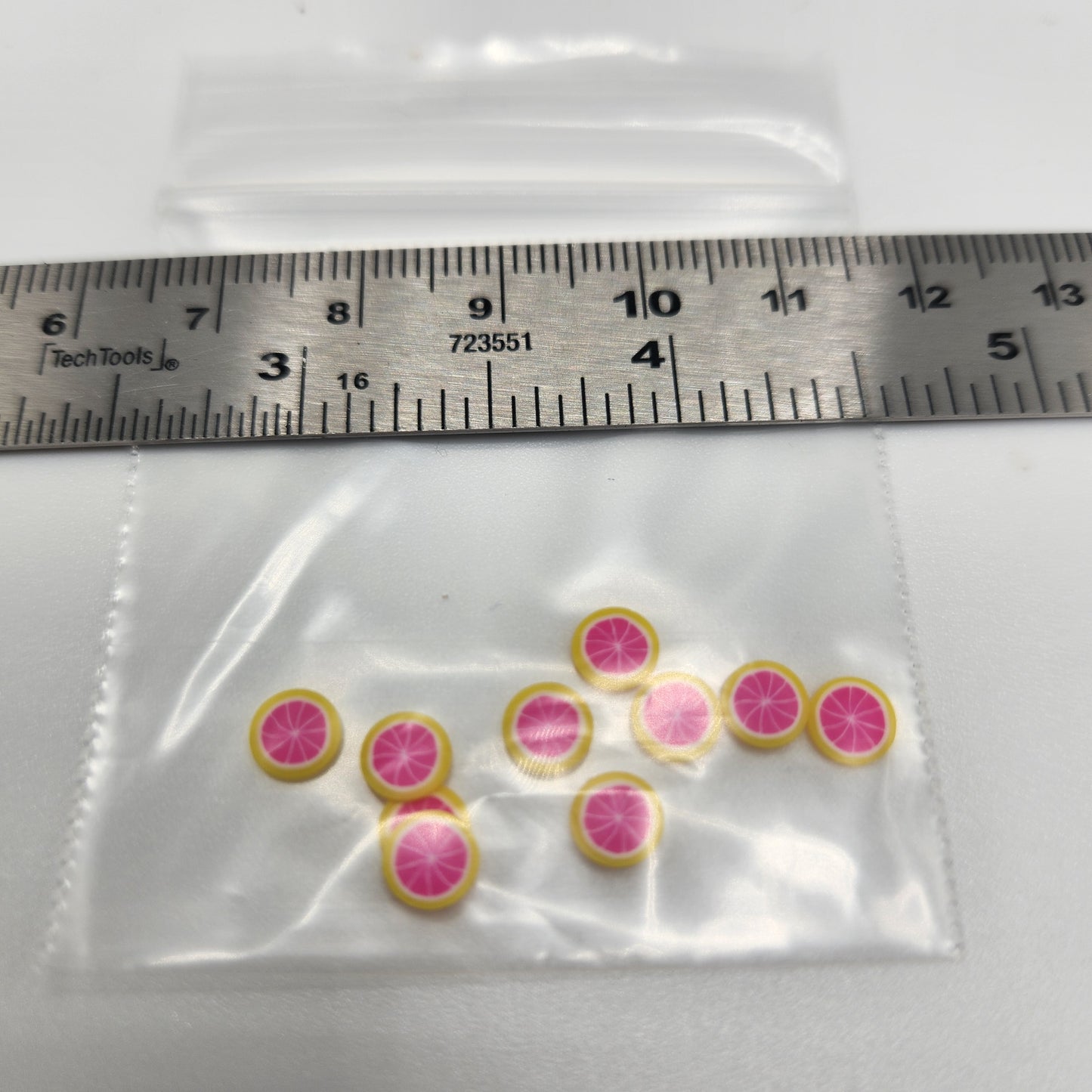 Polymer Clay - Grapefruit Slices