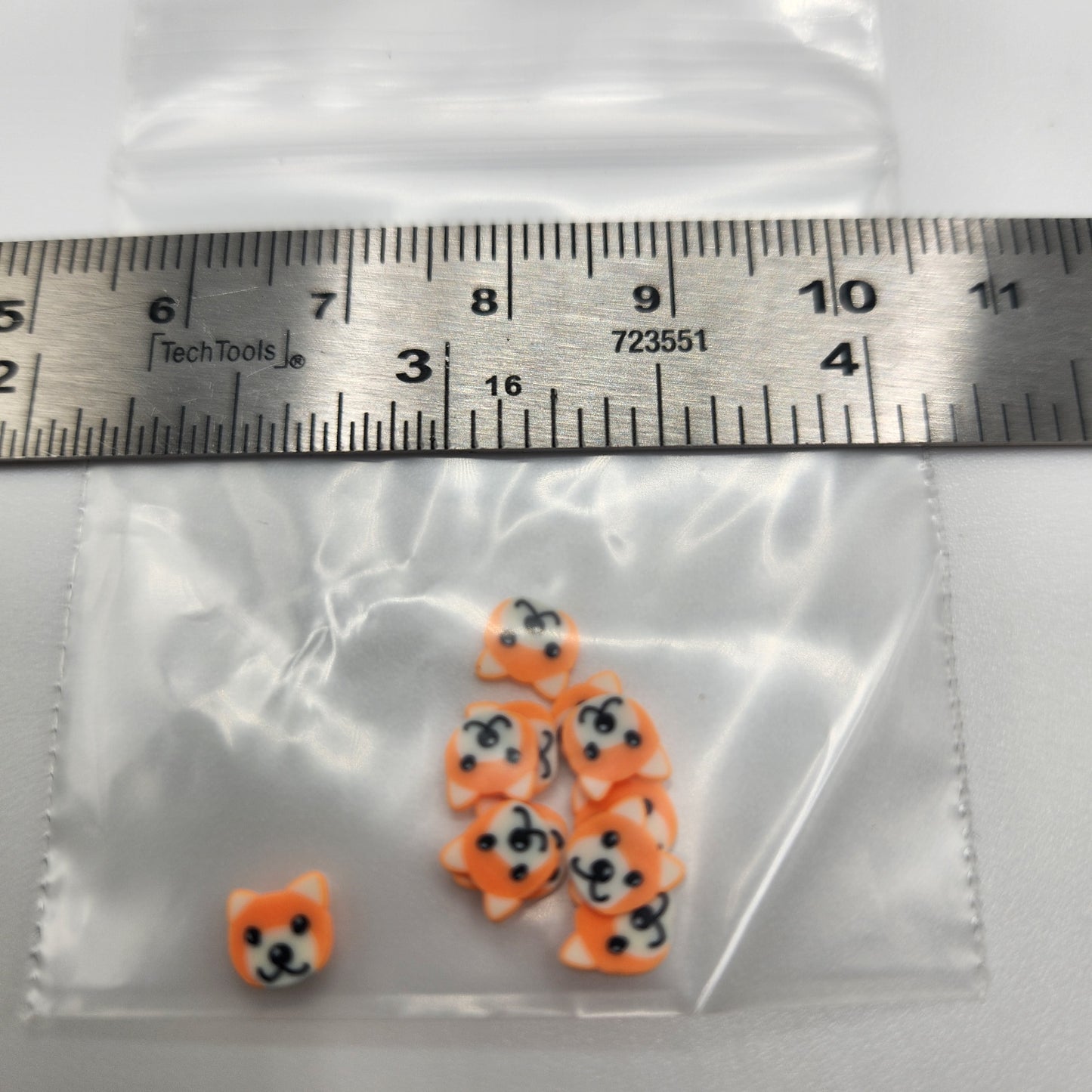 Polymer Clay - Orange Bear