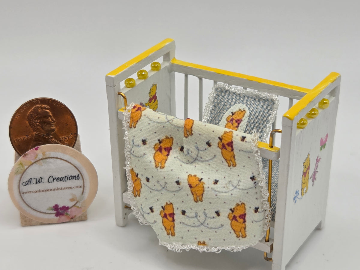 Crib - Yellow Bear 1:24