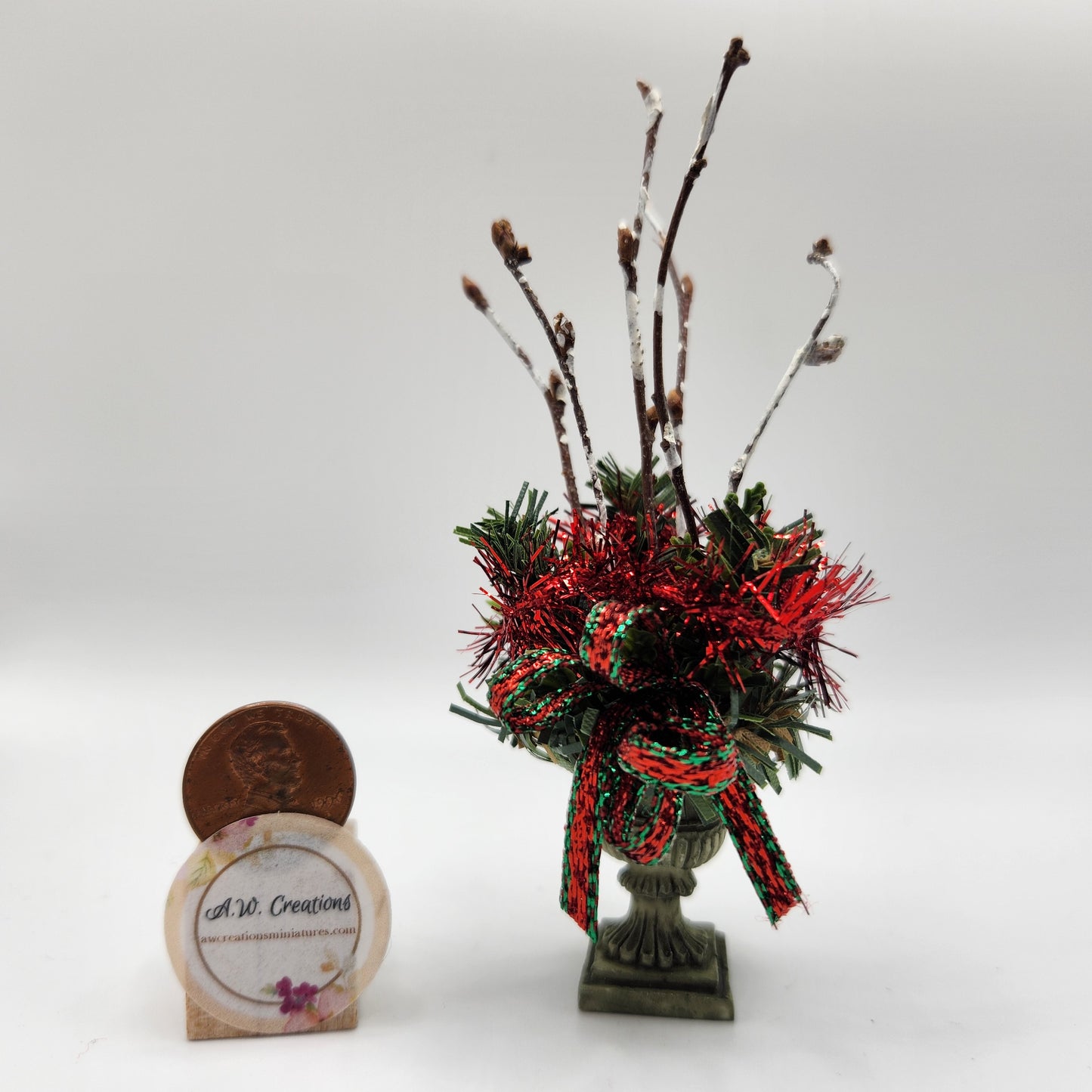 Christmas Door Decor - Red with Snowflakes