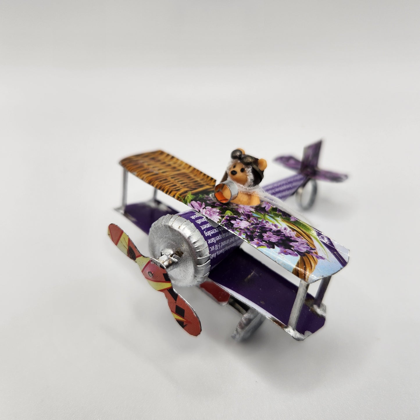 Airplane with Teddy Bear Aviator