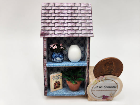 House - Pink brick planter