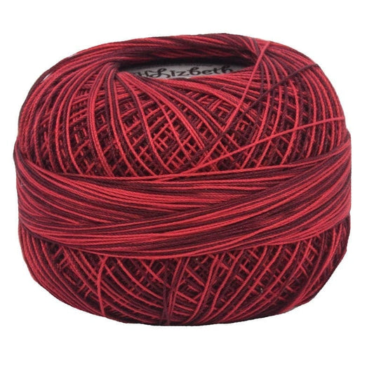Tatting Thread #80 - Red Burst 147