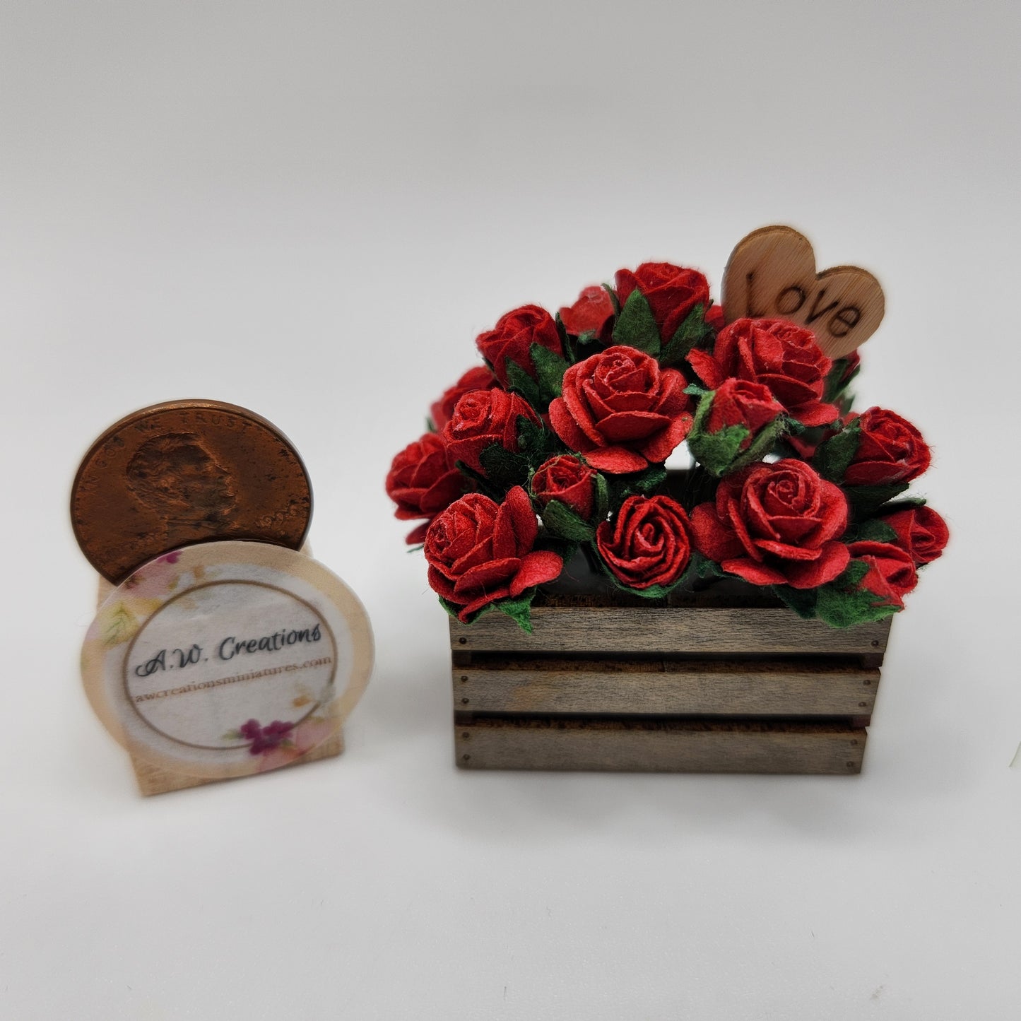 Crate of Roses - Red