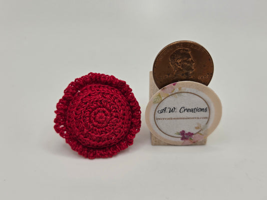 Pillow - Crocheted Round