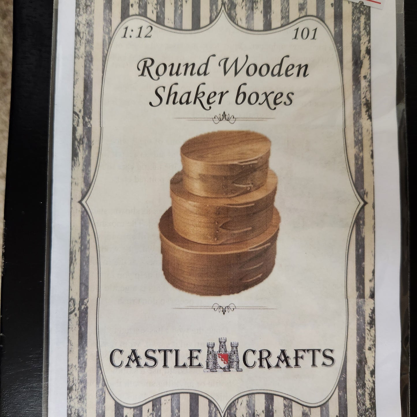 Kit - Round Wooden Shaker Box #101