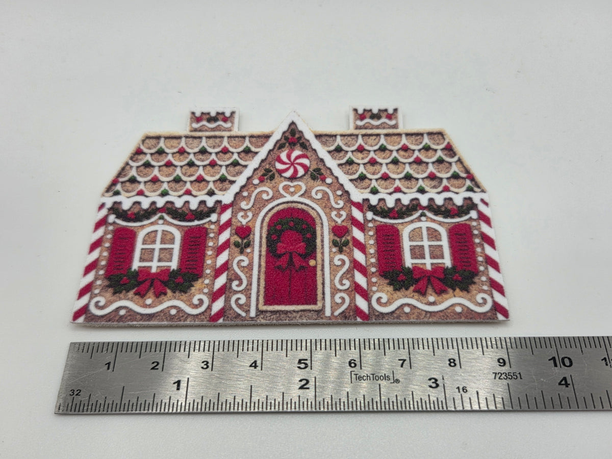 Rug - Gingerbread House Red