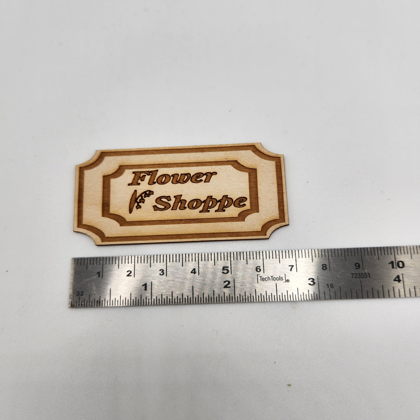 Wooden Sign - Flower Shoppe