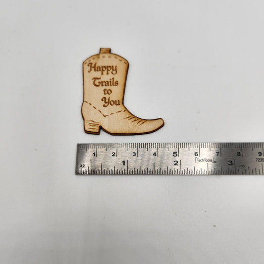 Wooden Sign - Happy Trails to You