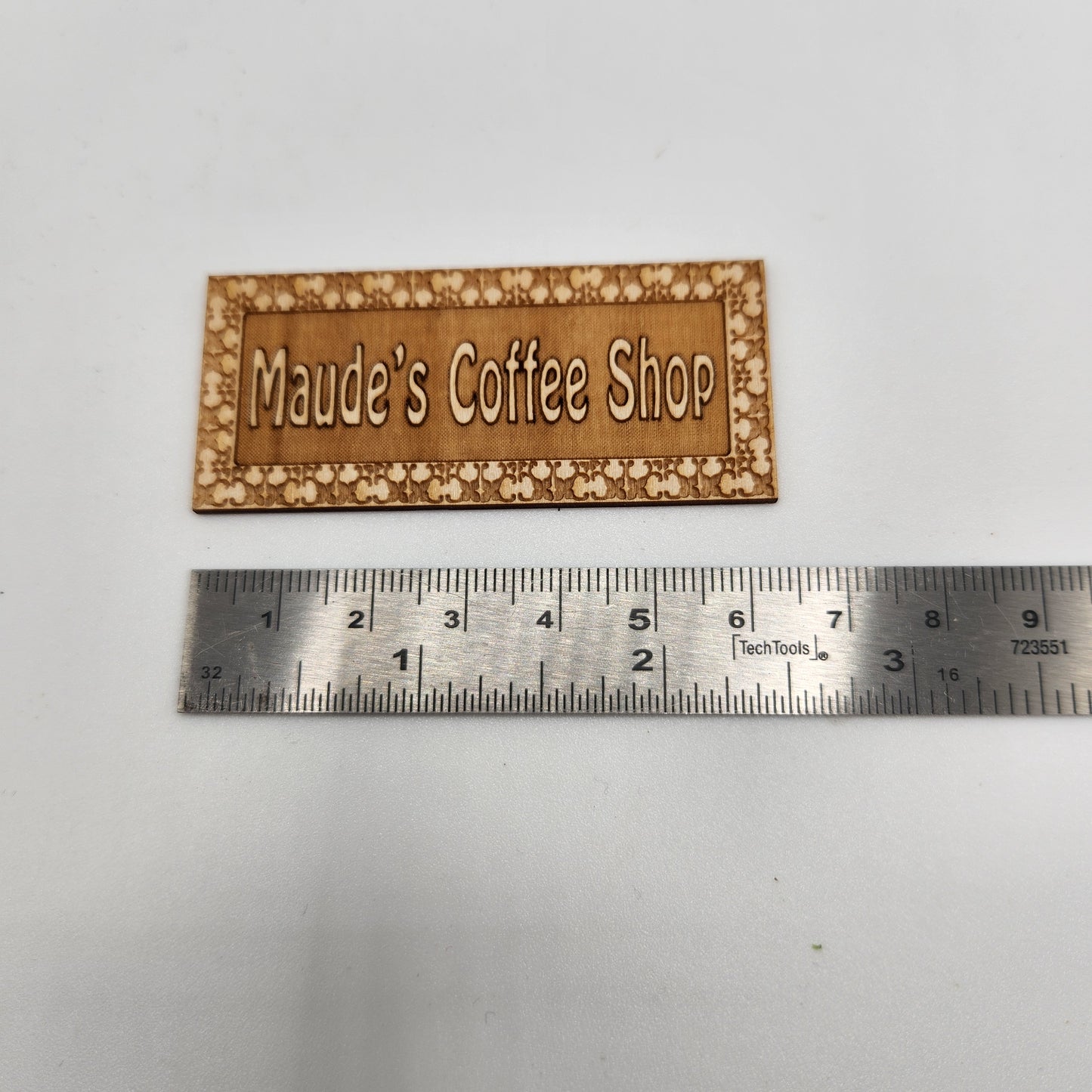 Wooden Sign - Maude's Coffee Shop