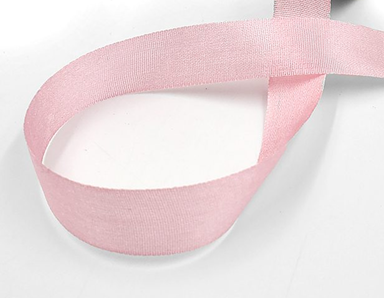 Silk Ribbon - 1/2" Rose Quartz