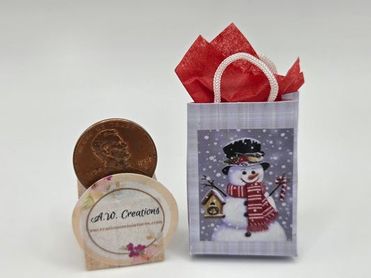 Shopping Bag - Snowman