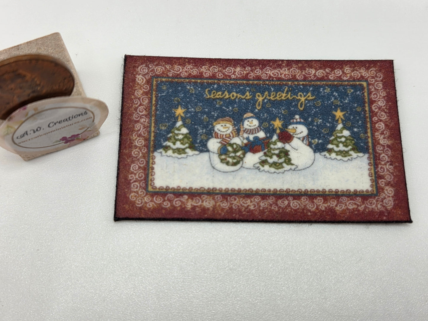 Door Mat - Snowmen