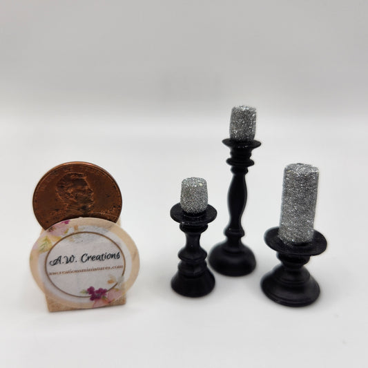 Candlestick Trio - Silver