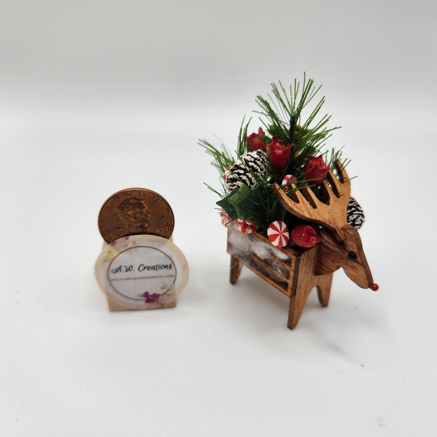 Reindeer Planter - Peppermint