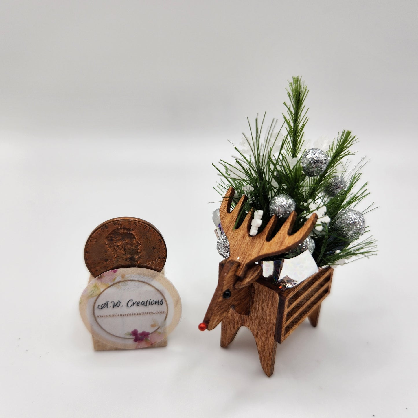 Reindeer Planter - Silver