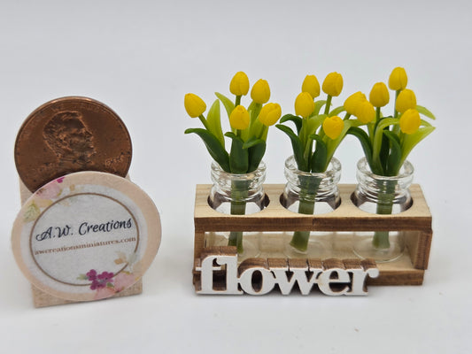 Flower Tulip Arrangement - Yellow