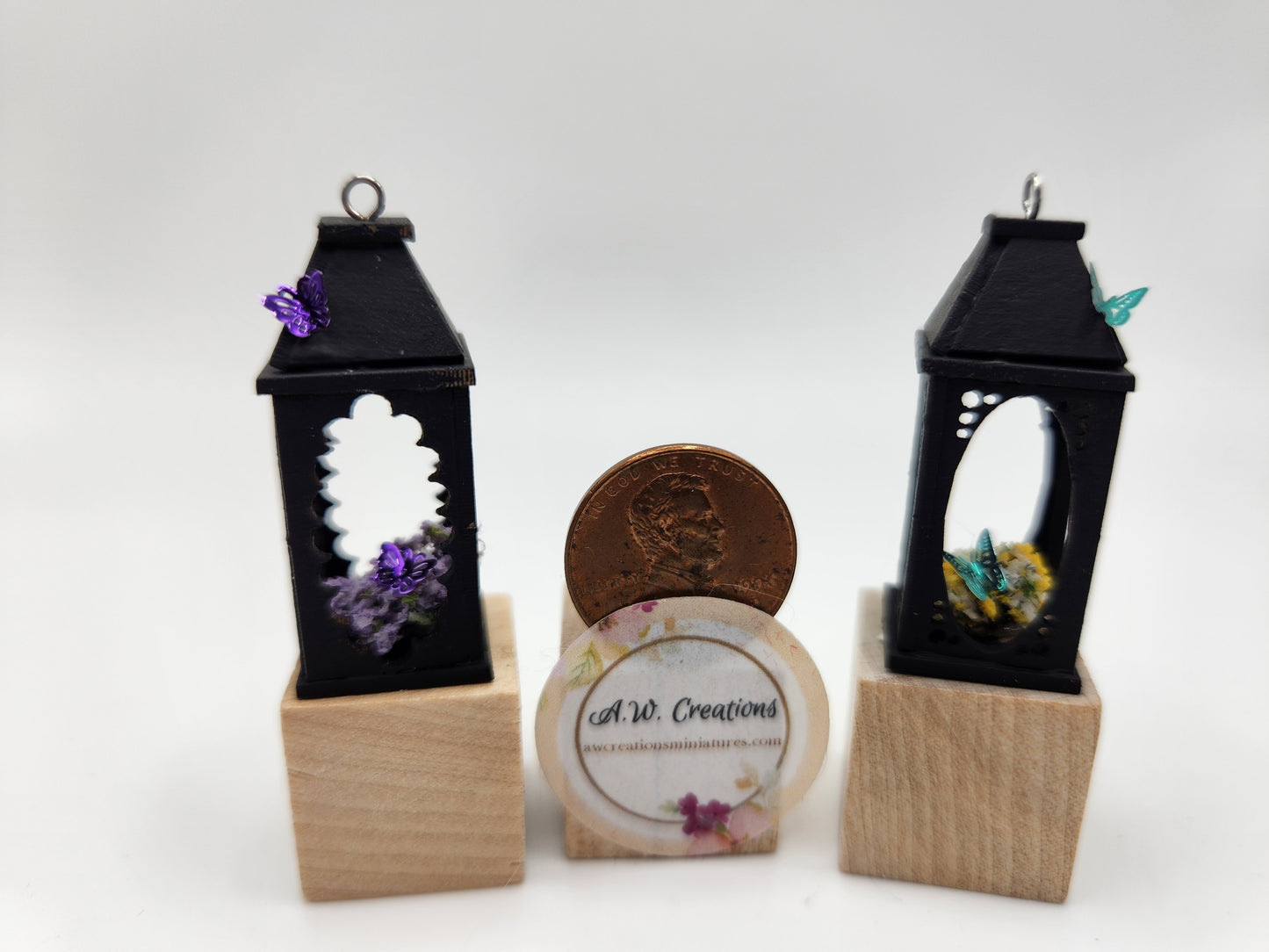 Black Lantern with Butterfly