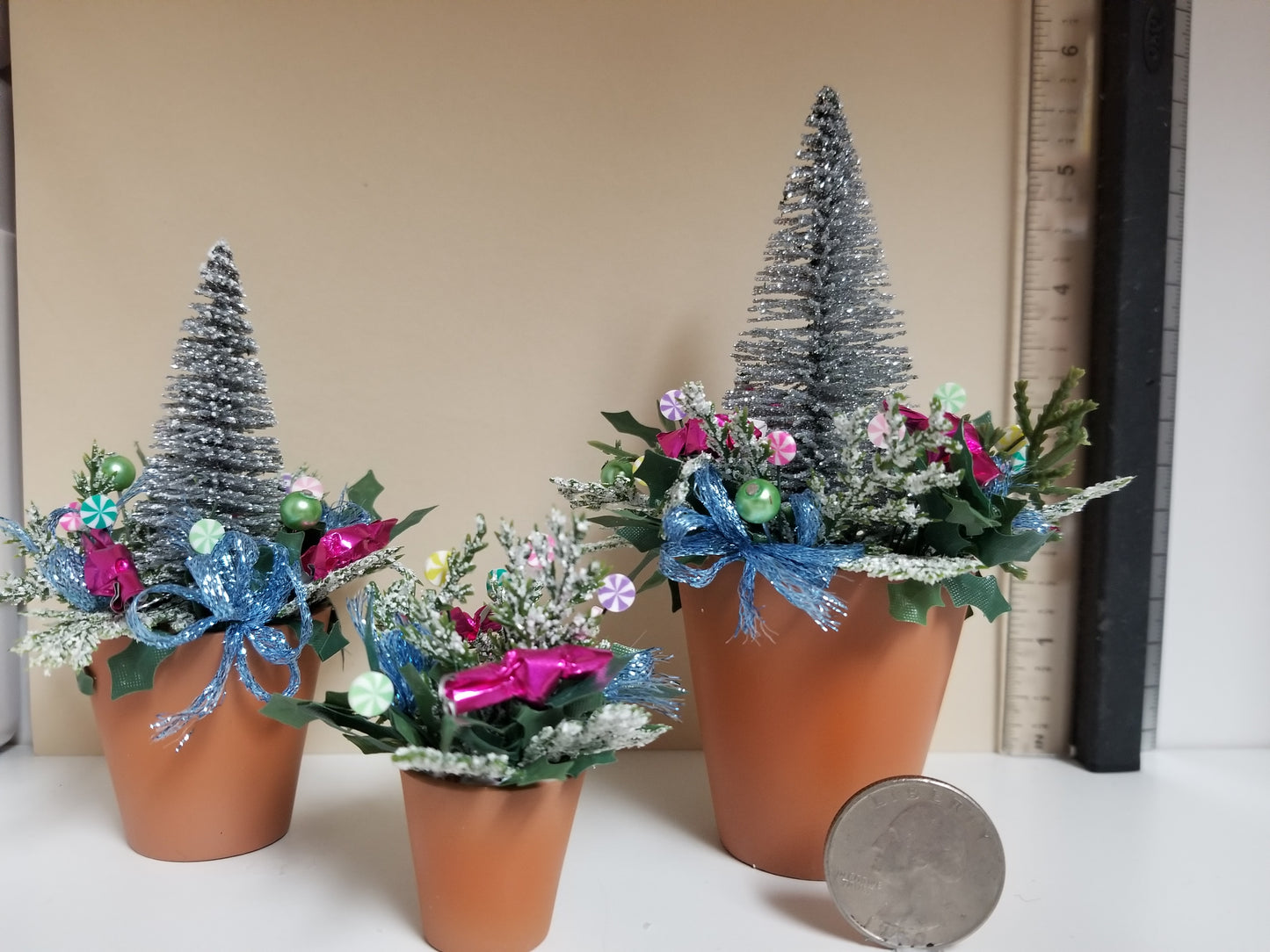 Christmas Planters - Candy theme