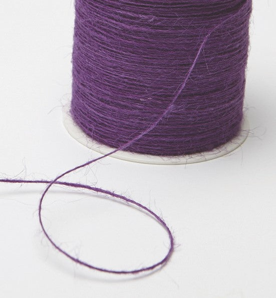 Jute Burlap String Cord Ribbon - 1mm Violet