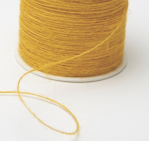 Jute Burlap String Cord Ribbon - 1mm Yellow