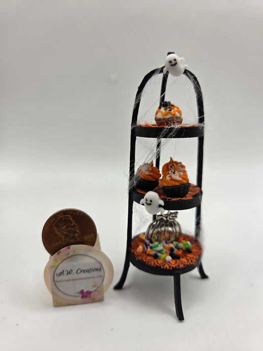 3 Tier Dessert Tray - Halloween