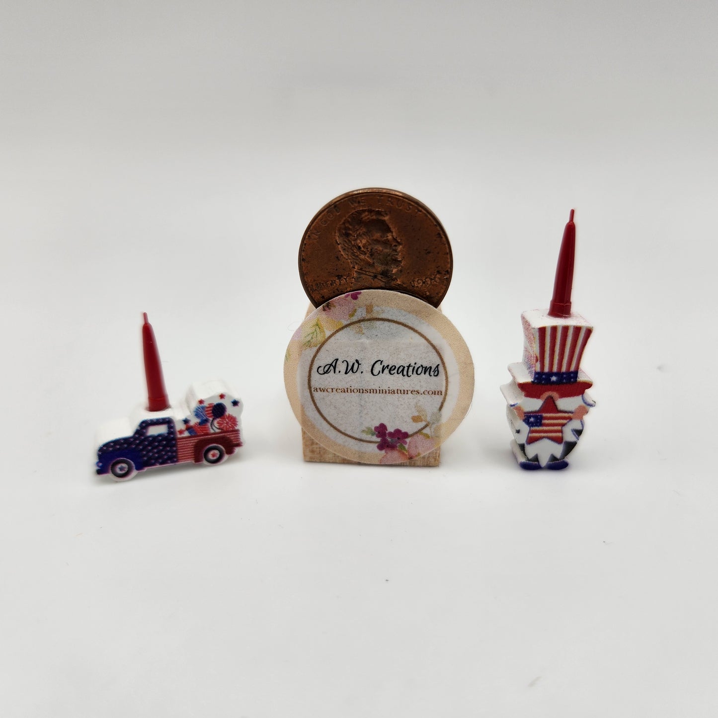 4th of July Candle Decor