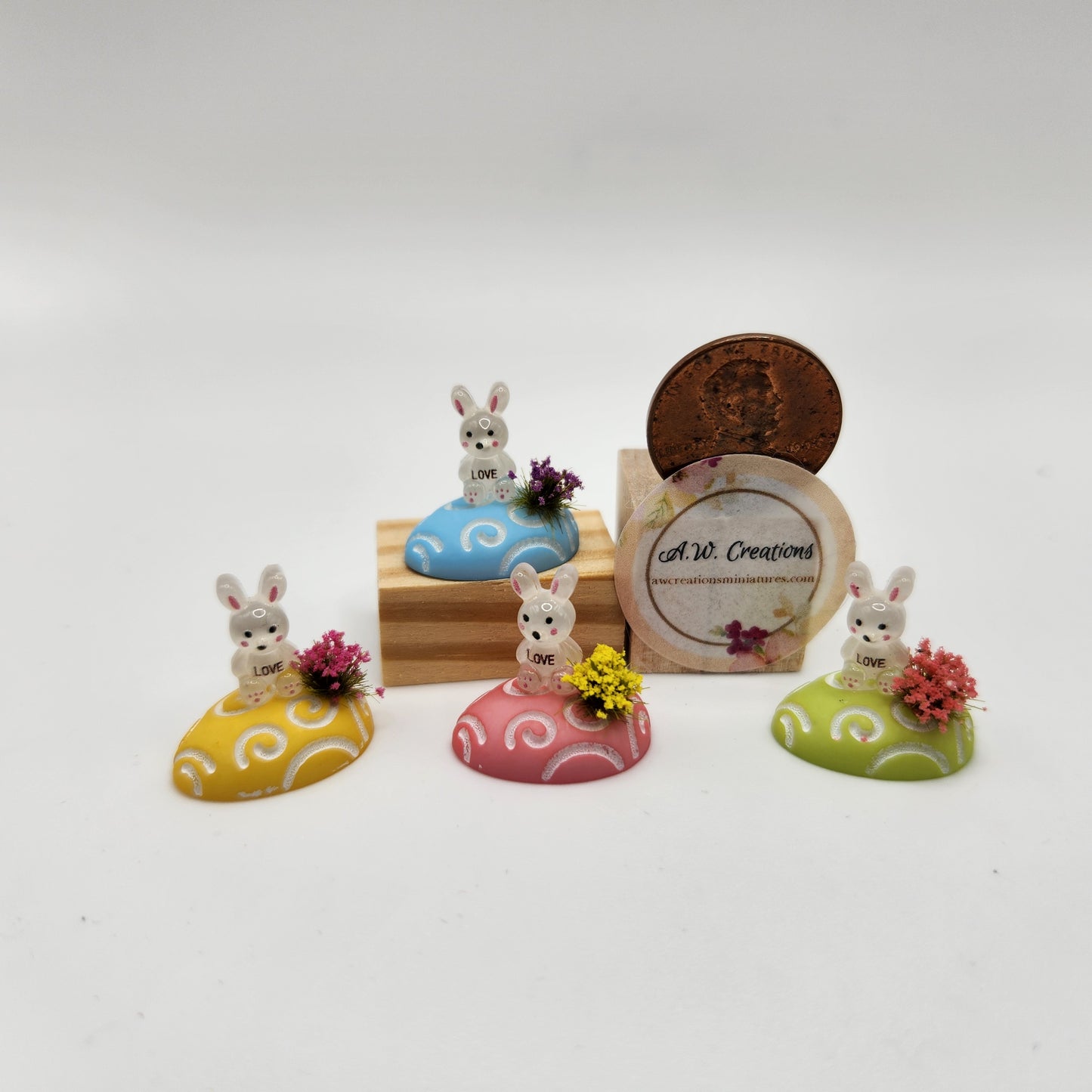 Bunny on Easter Egg