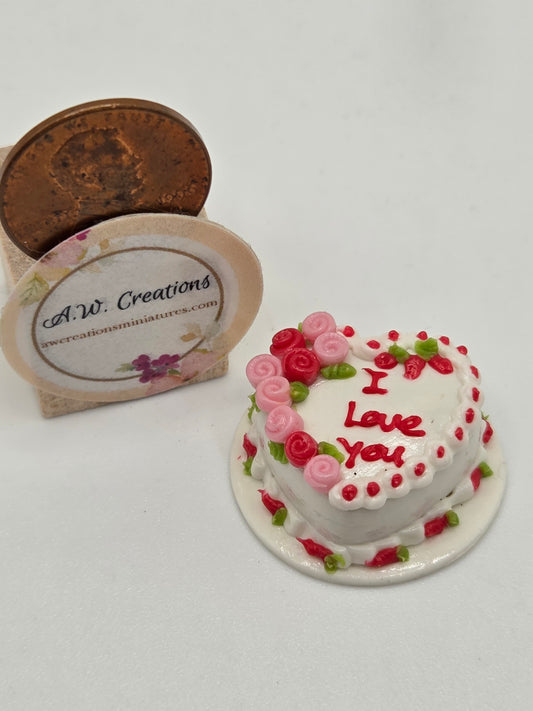 Valentine Cake - I Love You