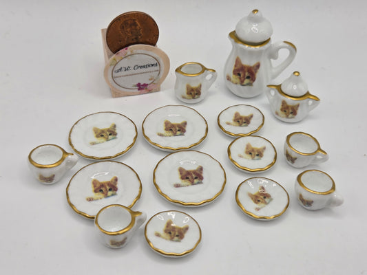 Tea Set - Kitten