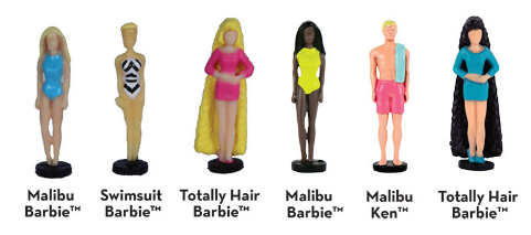 Miniature Barbie with Case