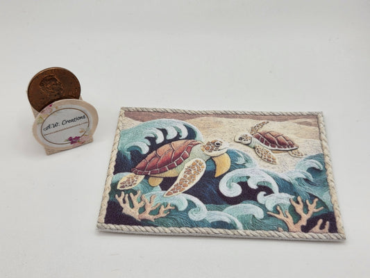 Rug - Turtles Aqua