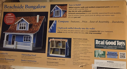 Beachside Bungalow Dollhouse Kit