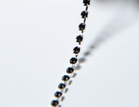 Rhinestone Chain - 3mm Black