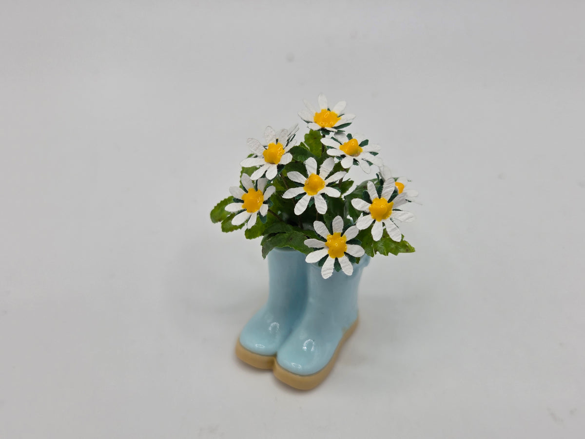 Rain Boot Daisy Pot