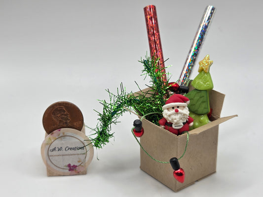 Box of Christmas Decorations - Large