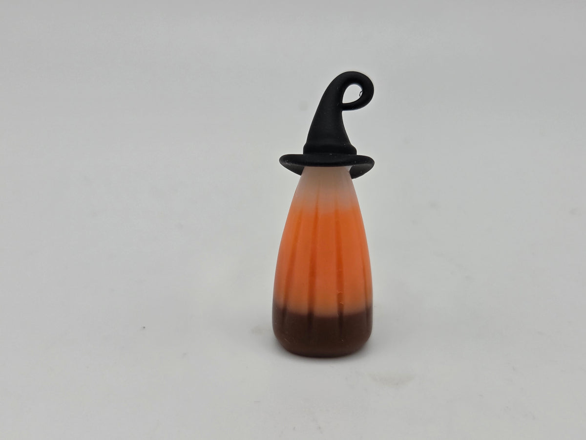 Large Candy Corn with Witch Hat