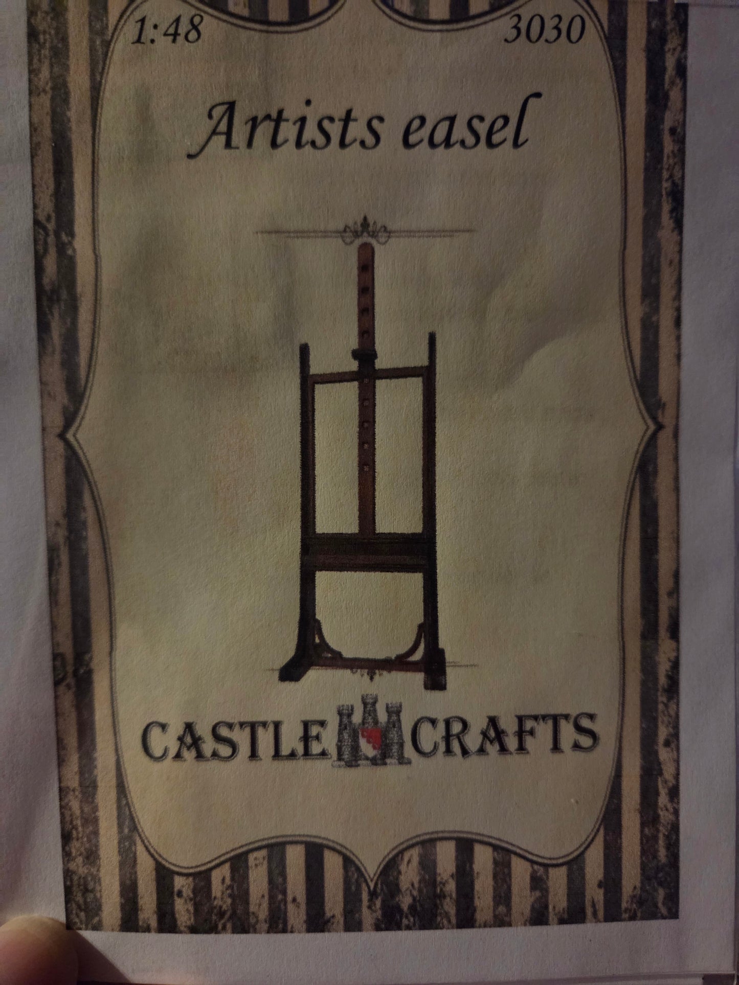 Kit - Artist's Easel #3030 1:48