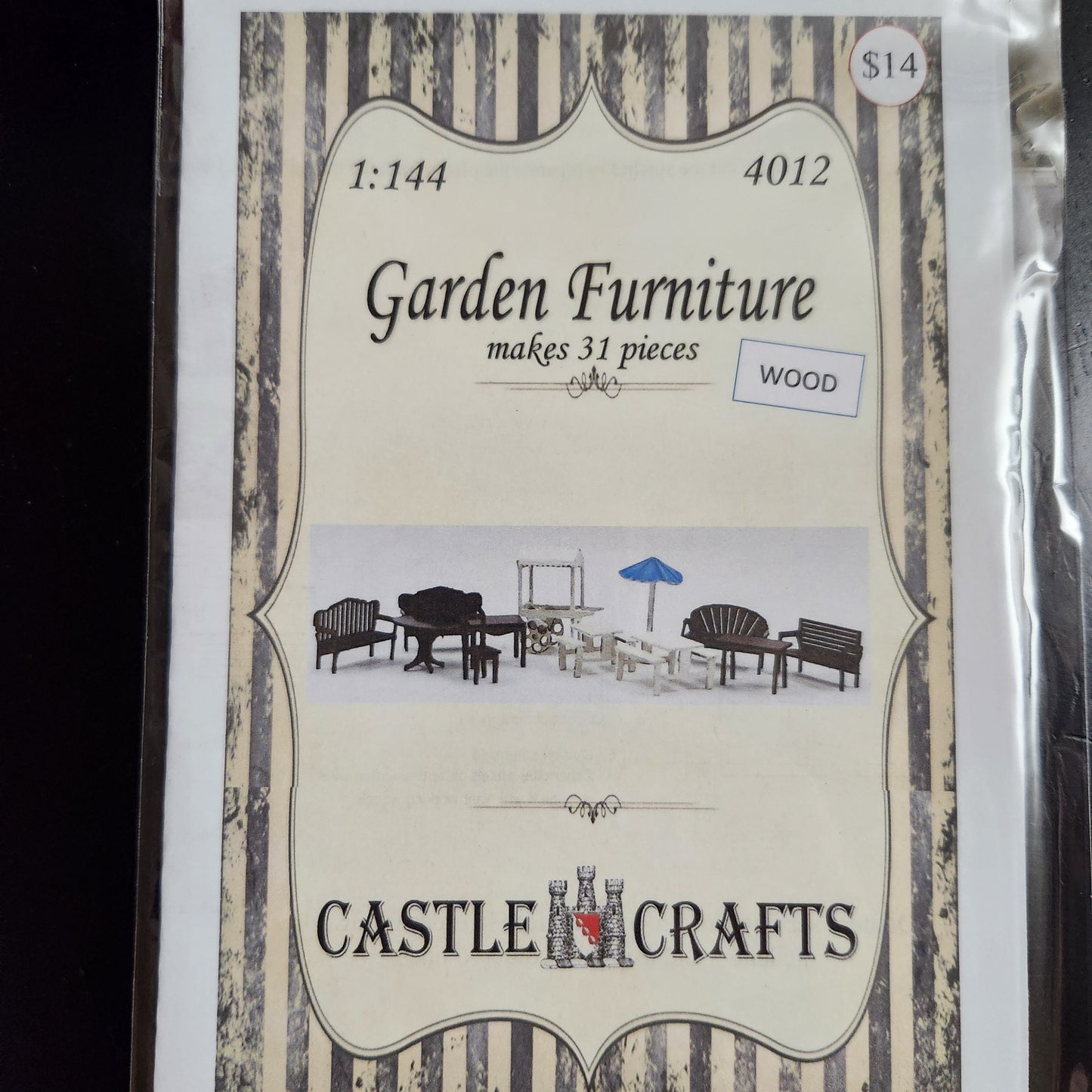 Kit - 1:144 Garden Furniture #4012