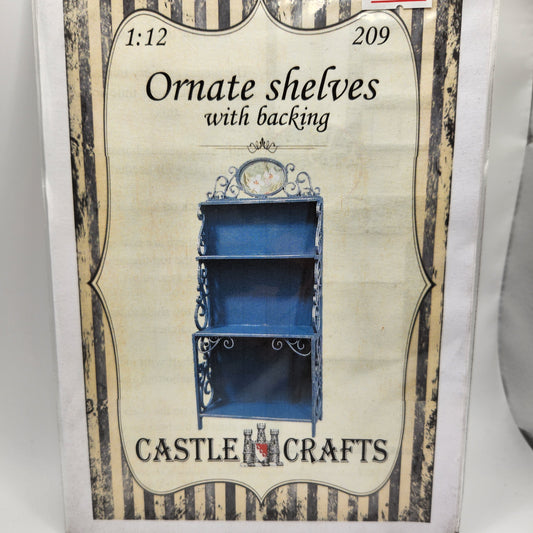 Kit - Ornate Shelves with Backing #209