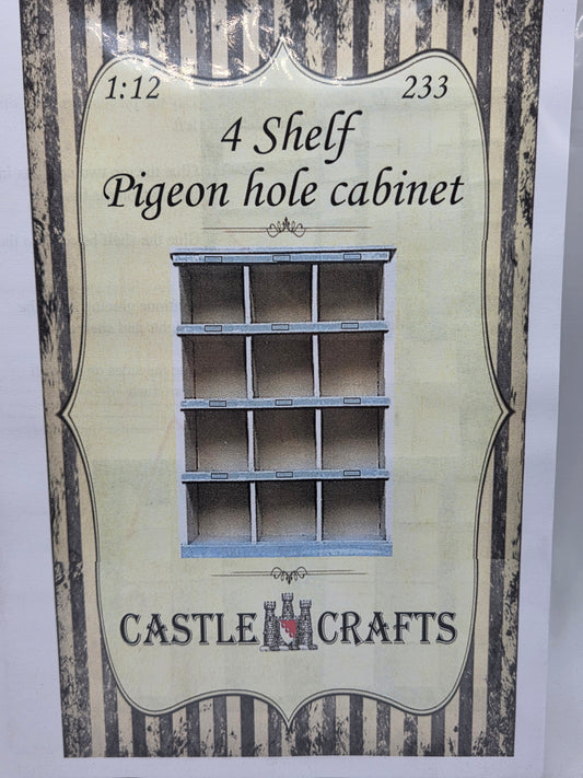 Kit - 4 Shelf Pigeon Hole Cabinet #233