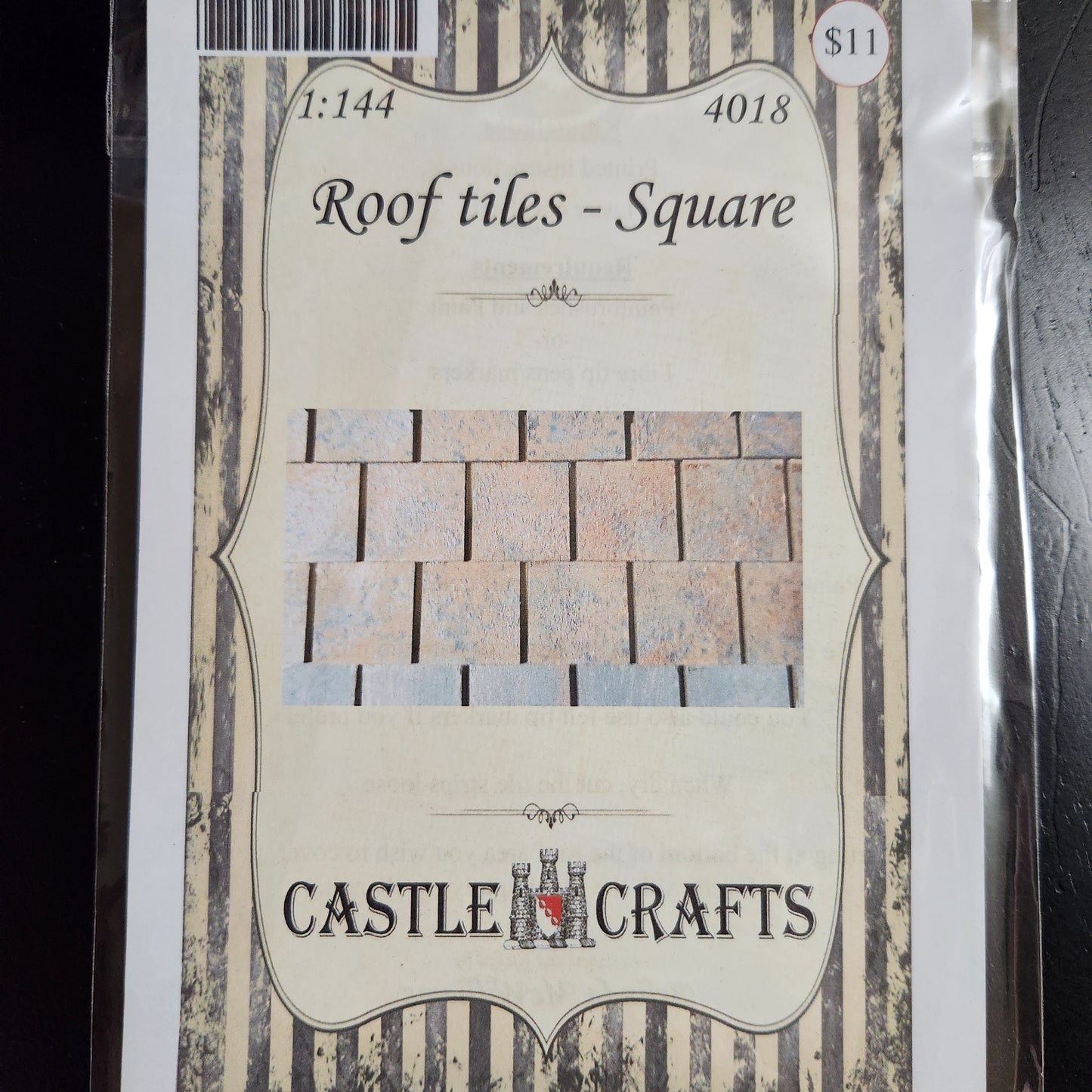 Kit - 1:144 Roof Tiles - Square #4018