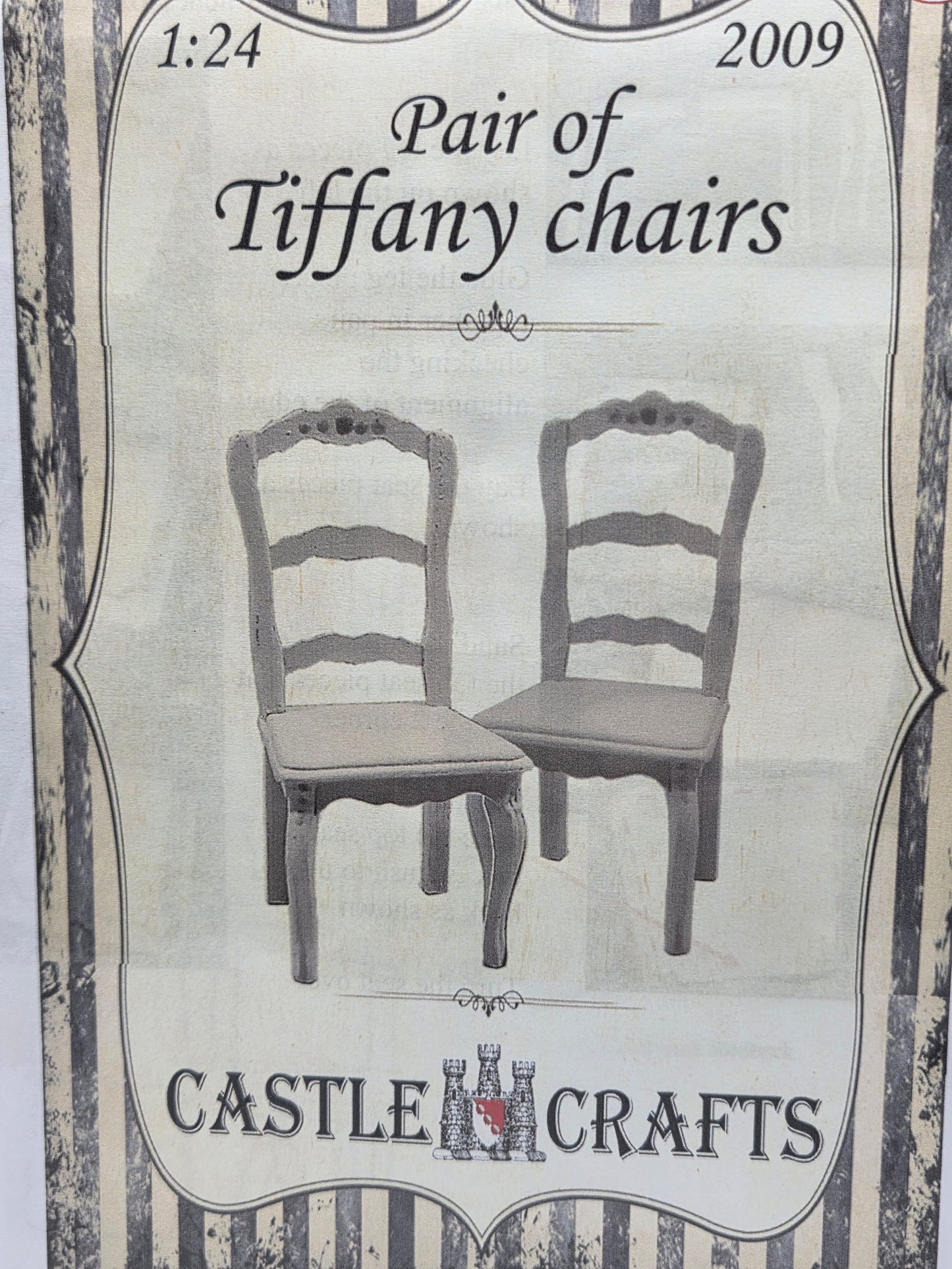 Kit - Pair of Tiffany Chairs 1:24 #2009