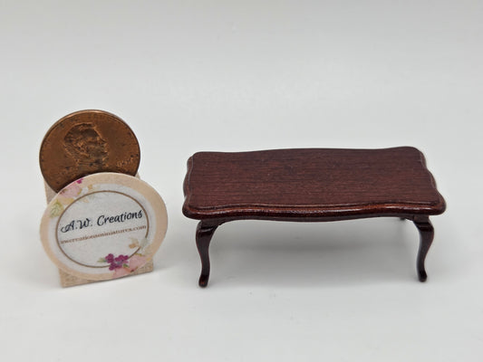 Coffee Table - Mahogany 1:24