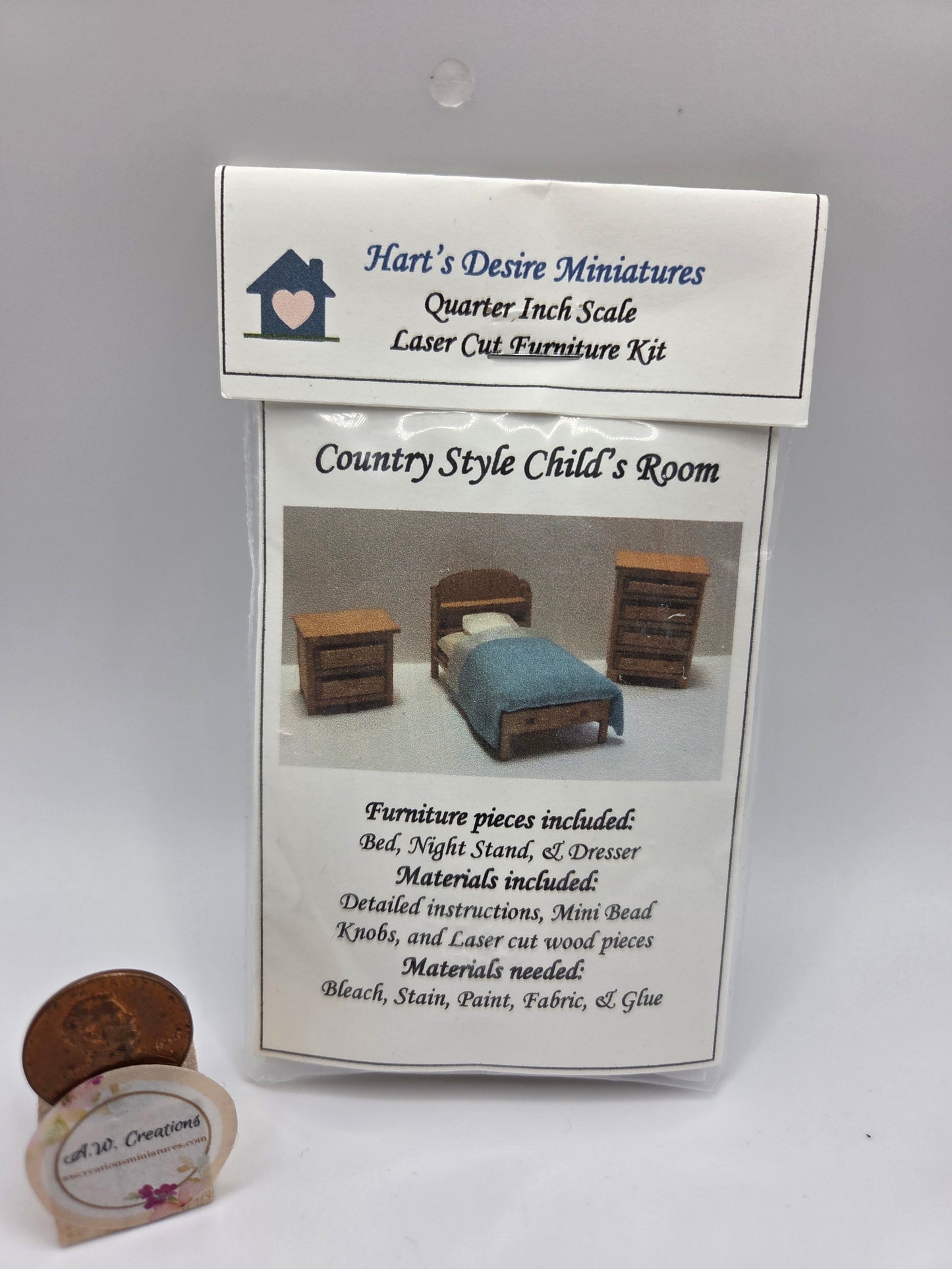 Country Style Child's Room Kit - 1:48